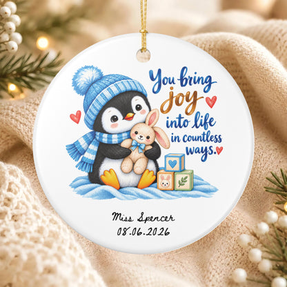 Heritage Single-Sided Ceramic Ornament