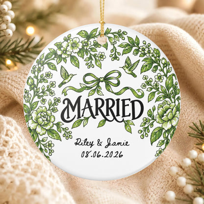 Heritage Single-Sided Ceramic Ornament