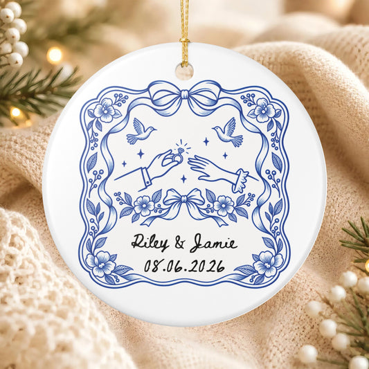 Heritage Single-Sided Ceramic Ornament