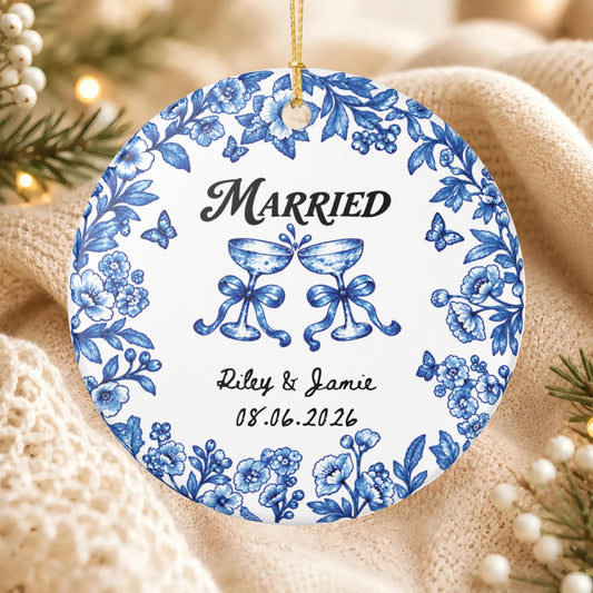 Heritage Single-Sided Ceramic Ornament