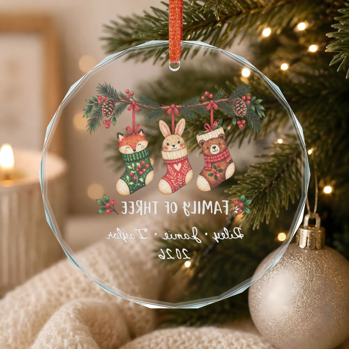 Signature Crystal Christmas Ornament