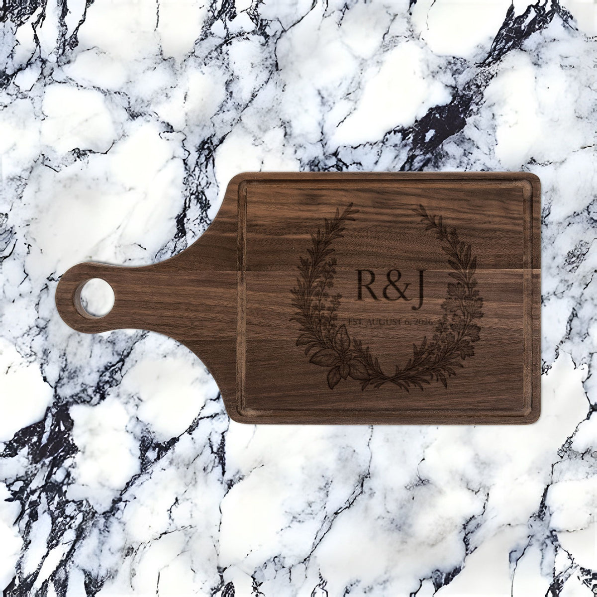 Atelier Engraved Personalized Wooden Cutting Board