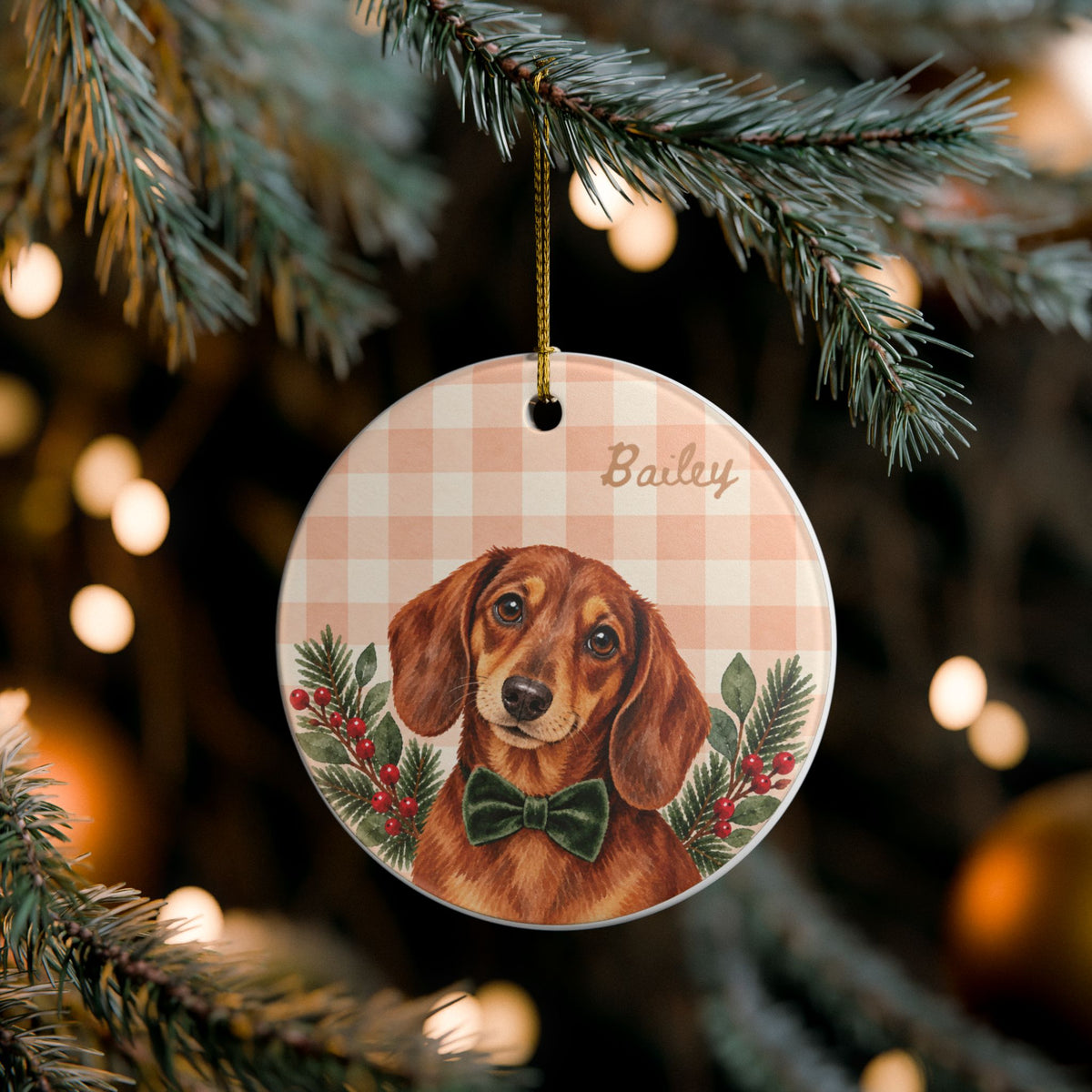 Copy of Personalized Pet Christmas Ceramic Ornament Dog & Cat Keepsake