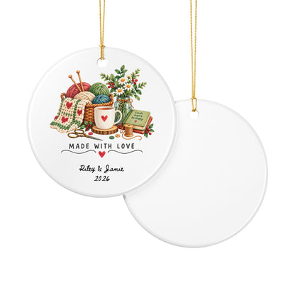 Heritage Single-Sided Ceramic Ornament