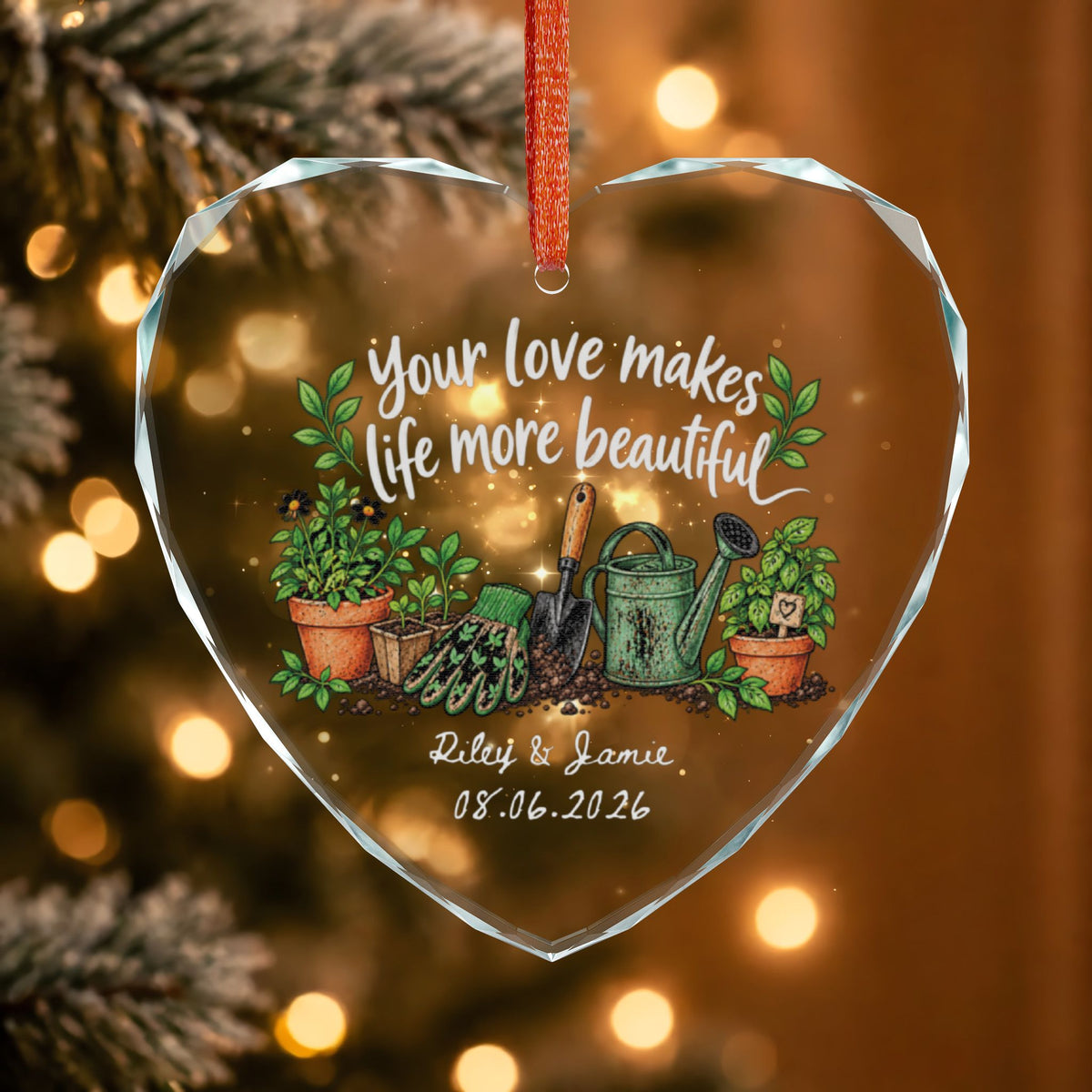 Signature Crystal Christmas Ornament