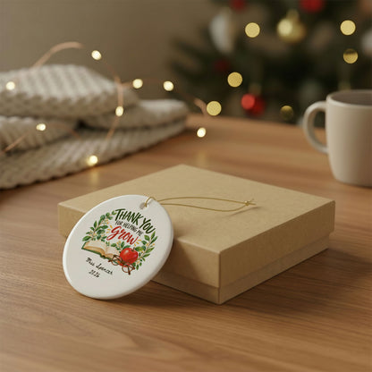 Heritage Single-Sided Ceramic Ornament