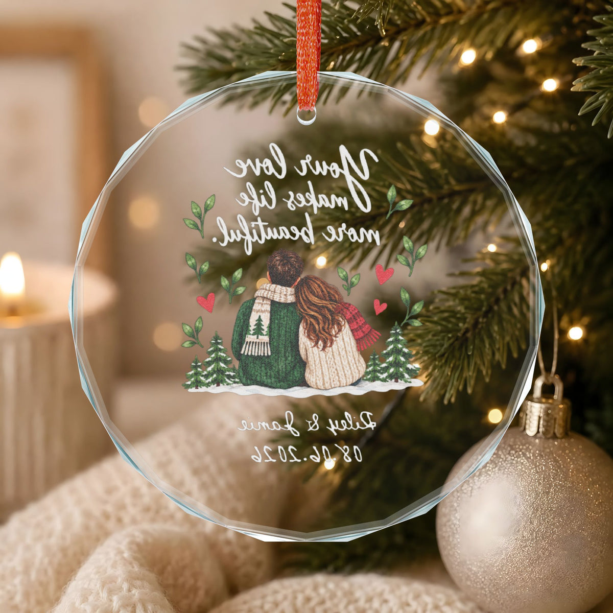 Signature Crystal Christmas Ornament