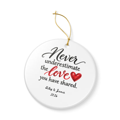 Heritage Single-Sided Ceramic Ornament