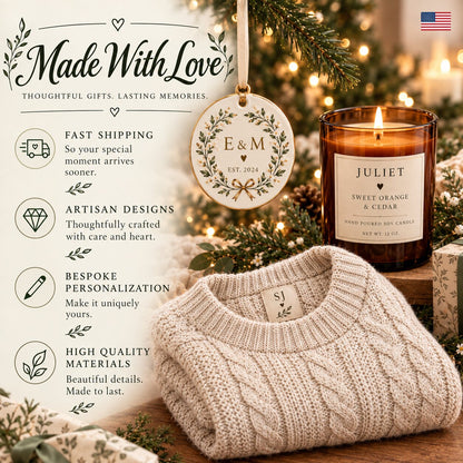 Heritage Single-Sided Ceramic Ornament