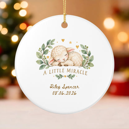 Heritage Single-Sided Ceramic Ornament