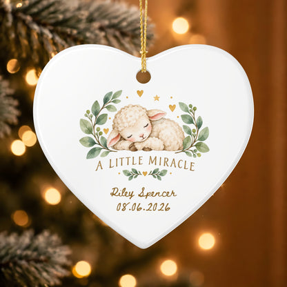 Heritage Single-Sided Ceramic Ornament