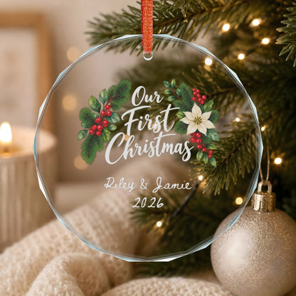 Maison Crystal Christmas Ornament