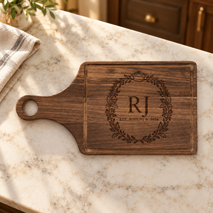 Atelier Engraved Personalized Wooden Cutting Board