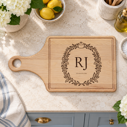 Atelier Engraved Personalized Wooden Cutting Board