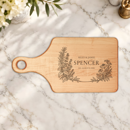 Atelier Engraved Personalized Wooden Cutting Board