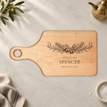 Atelier Engraved Personalized Wooden Cutting Board