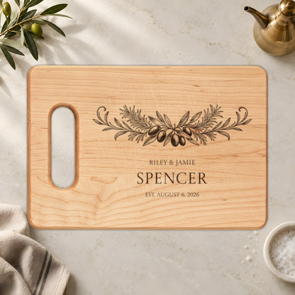 Atelier Engraved Personalized Wooden Cutting Board