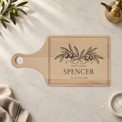 Atelier Engraved Personalized Wooden Cutting Board