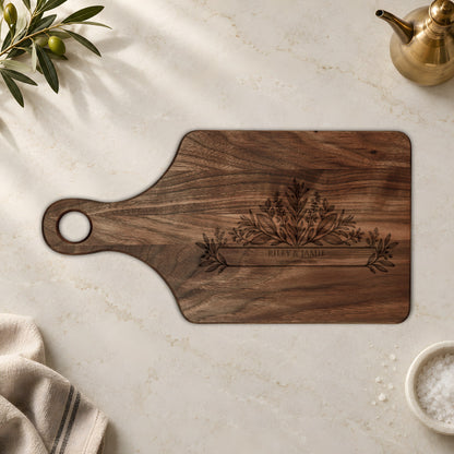 Atelier Engraved Personalized Wooden Cutting Board