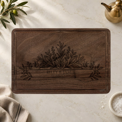 Atelier Engraved Personalized Wooden Cutting Board