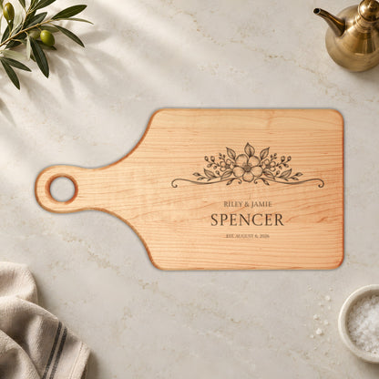 Atelier Engraved Personalized Wooden Cutting Board