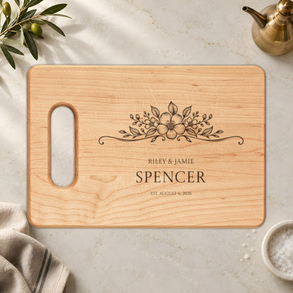 Atelier Engraved Personalized Wooden Cutting Board