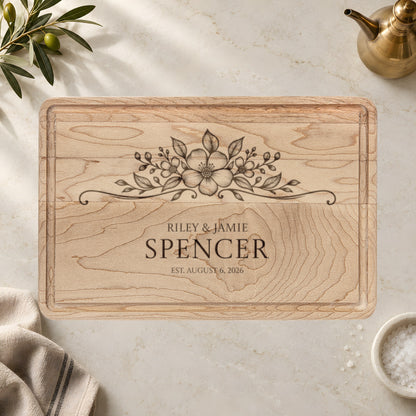 Atelier Engraved Personalized Wooden Cutting Board