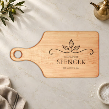Atelier Engraved Personalized Wooden Cutting Board