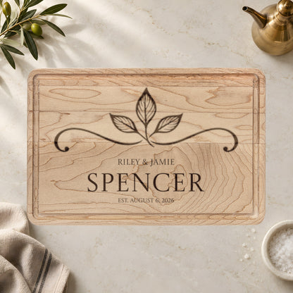 Atelier Engraved Personalized Wooden Cutting Board