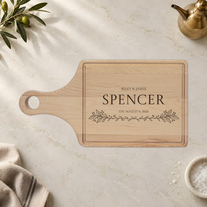 Atelier Engraved Personalized Wooden Cutting Board