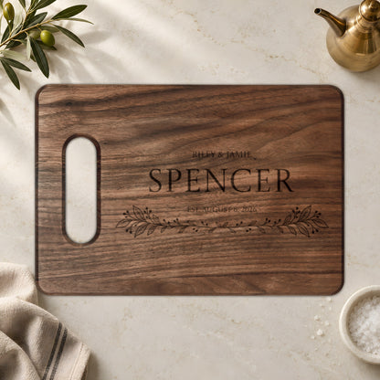 Atelier Engraved Personalized Wooden Cutting Board