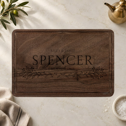 Atelier Engraved Personalized Wooden Cutting Board