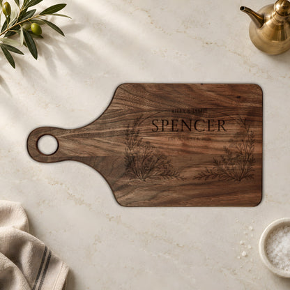 Atelier Engraved Personalized Wooden Cutting Board