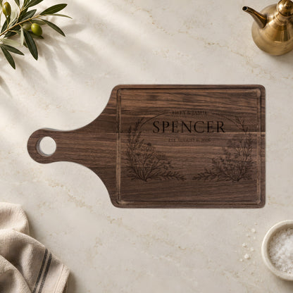 Atelier Engraved Personalized Wooden Cutting Board