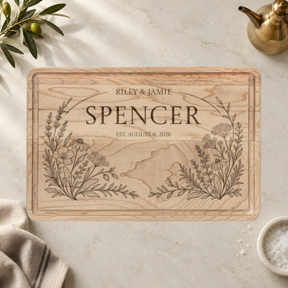 Atelier Engraved Personalized Wooden Cutting Board