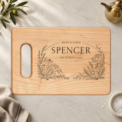 Atelier Engraved Personalized Wooden Cutting Board