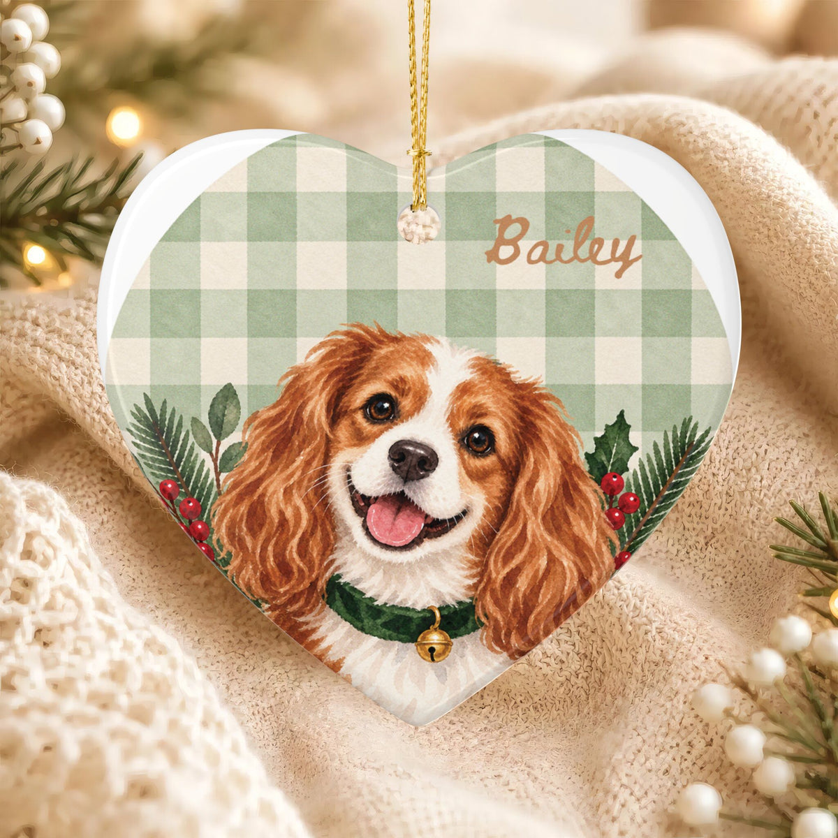 Copy of Personalized Pet Christmas Ceramic Ornament Dog & Cat Keepsake