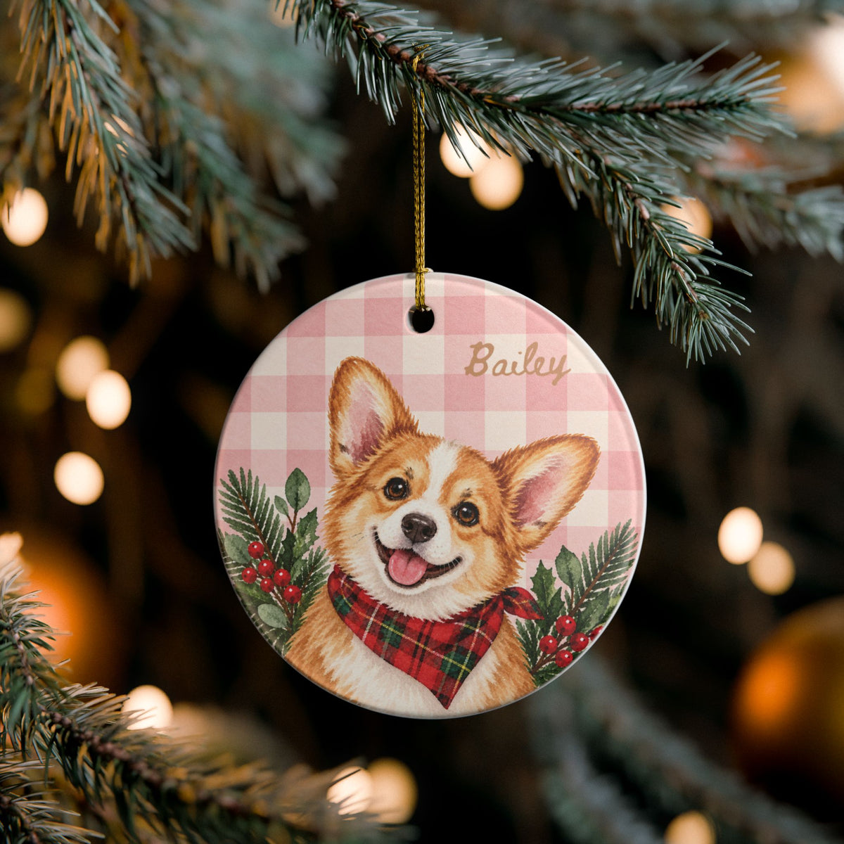 Copy of Personalized Pet Christmas Ceramic Ornament Dog & Cat Keepsake