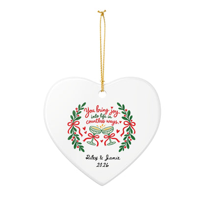 Heritage Single-Sided Ceramic Ornament