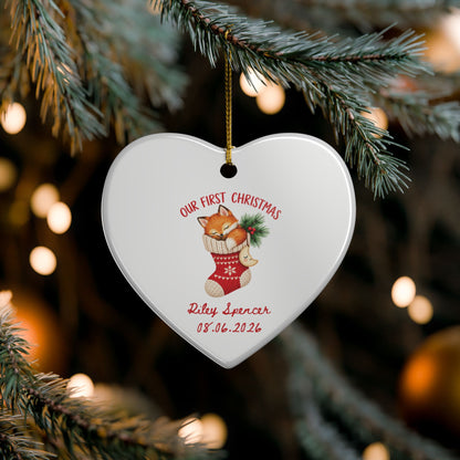Heritage Single-Sided Ceramic Ornament