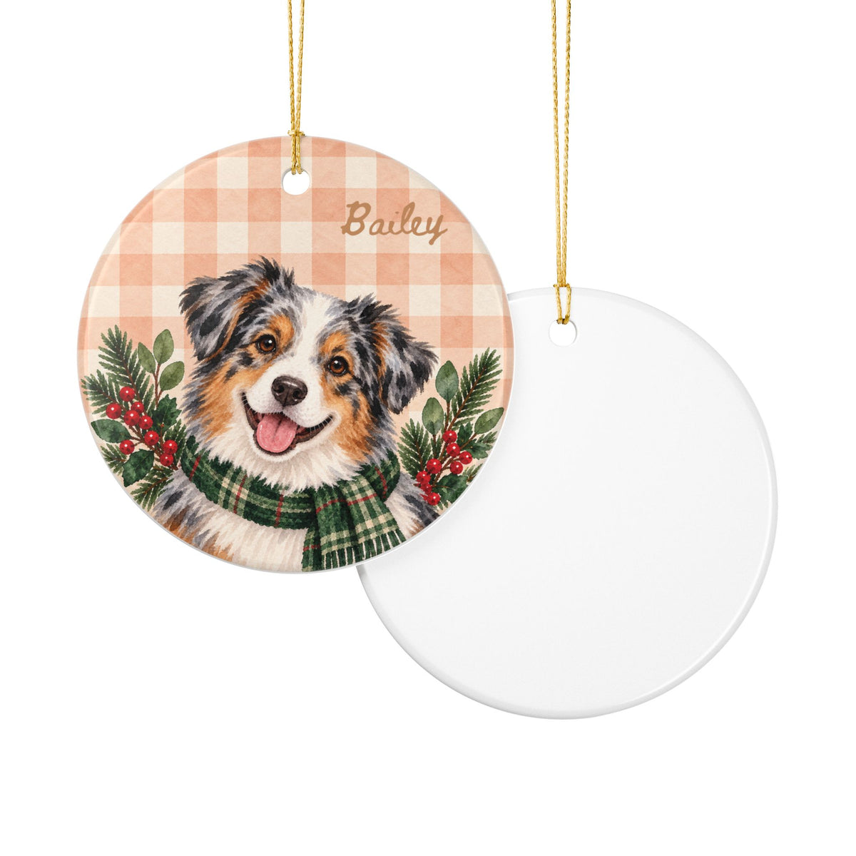 Copy of Personalized Pet Christmas Ceramic Ornament Dog & Cat Keepsake