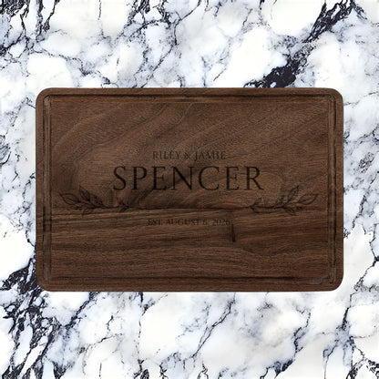 Atelier Engraved Personalized Wooden Cutting Board