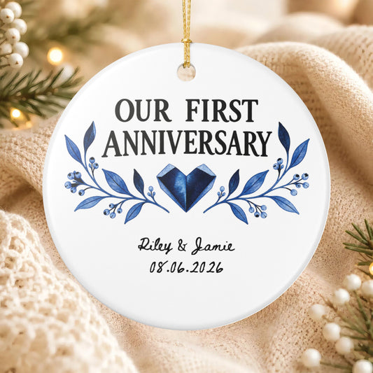 Heritage Single-Sided Ceramic Ornament