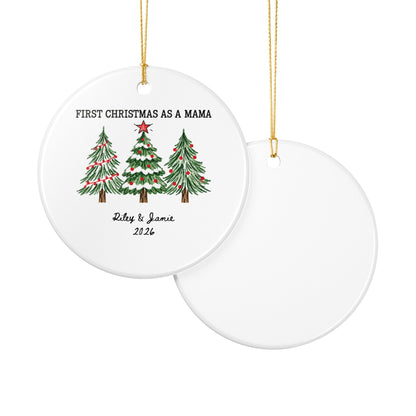 Heritage Single-Sided Ceramic Ornament