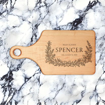 Atelier Engraved Personalized Wooden Cutting Board