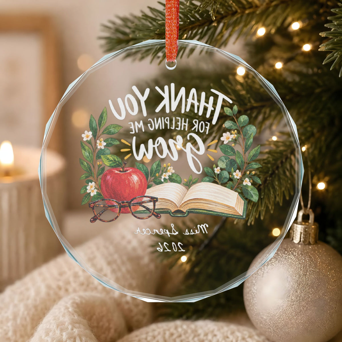 Signature Crystal Christmas Ornament
