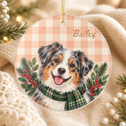 Copy of Personalized Pet Christmas Ceramic Ornament Dog & Cat Keepsake