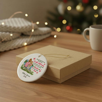Heritage Single-Sided Ceramic Ornament