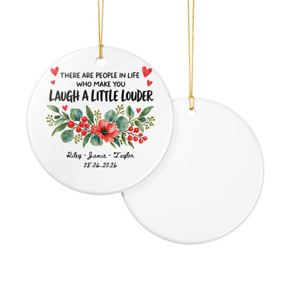 Heritage Single-Sided Ceramic Ornament