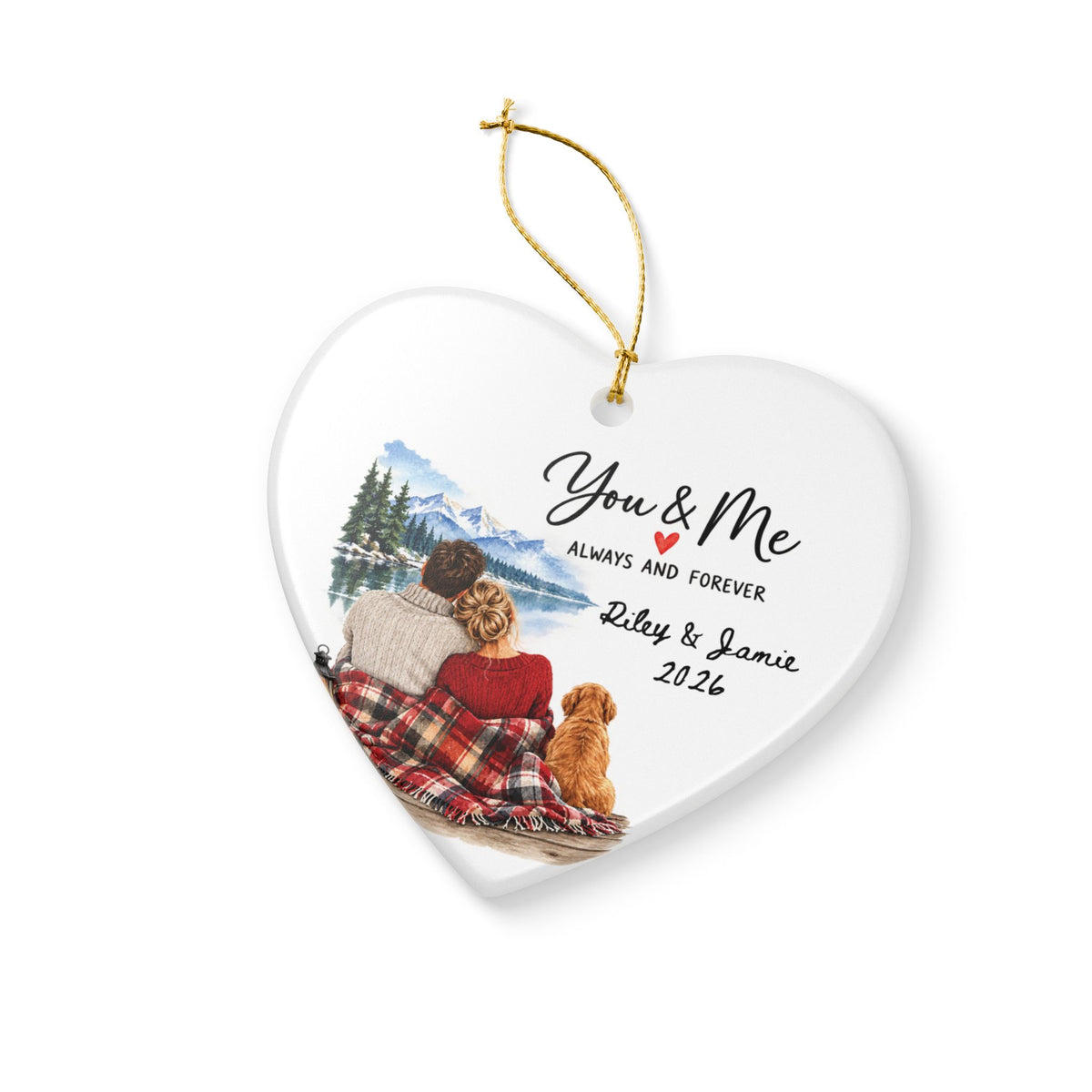 Heritage Single-Sided Ceramic Ornament